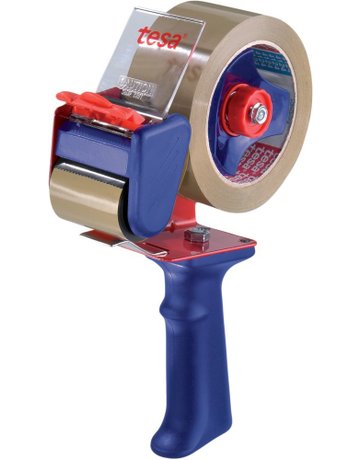 Bild Tesa Handabroller 6300 Economy rot-blau-0