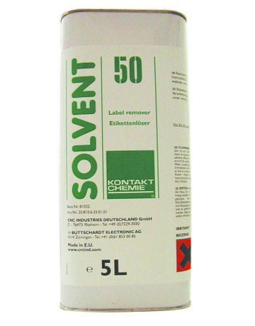 Bild KOC SOLVENT 50 Etikettennlöser 5L - KONTAKT CHEMIE-1