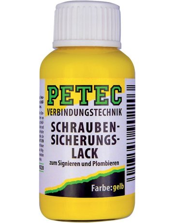Bild Schraubensicherungslack gelb, 20ml - PETEC-1
