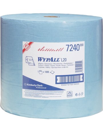 Bild WYPALL L10 Wischtücher 33x38cm blau 1000 Blatt-0