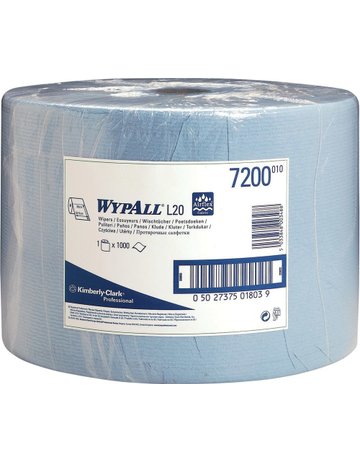 Bild WYPALL L10 Wischtücher 23,5x38cm blau 10 00 Blatt-0