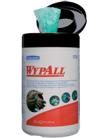 Bild WYPALL Reinigungstücher 27x27cm Box a 50 Tücher-0