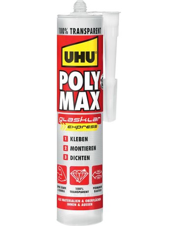 Bild UHU POLY MAX POWER transparent Kartusche 300g-0