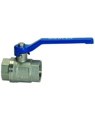 Bild Kugelhahn valve line Hebelgriff, IG/IG G 1.1/2"", PN25, Messing RIEGLER-0