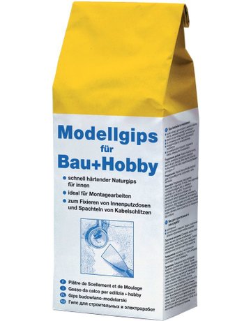 Bild Modellgips 5kg Sack für Bau u. Hobby Deco tric - decotric-0