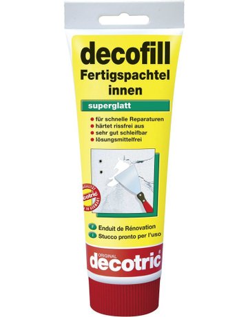 Bild Decofill Fertigspachtel 400 g Tube,innen decotric-0