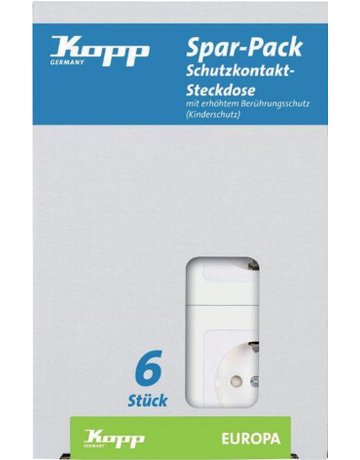 Bild Profi-Pack a 6 Schuko- Steckdosen UP EUR arkt.ws Kopp-0