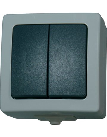 Bild Serienschalter AP/FR Nautic grau Kopp-0