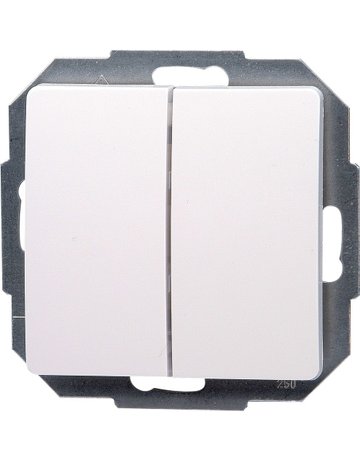 Bild Serienschalter 10AX, 250V PARIS, arktis Kopp-0