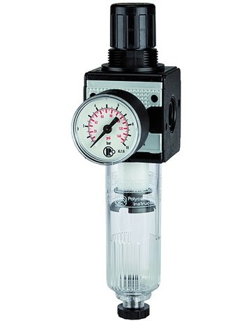 Bild Filterregler multifix mit Manometer BG3 0,5-10bar G1/2"" RIEGLER-0