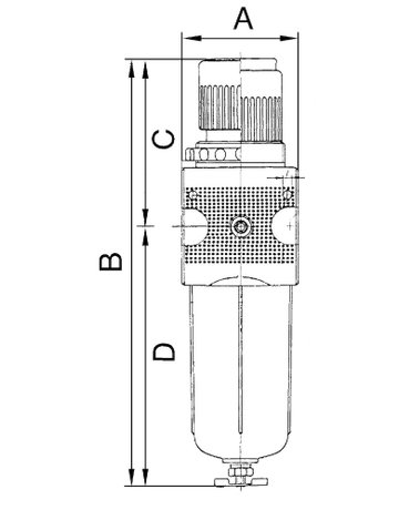 Bild Filterregler multifix mit Manometer BG3 0,5-10bar G1/2"" RIEGLER-1
