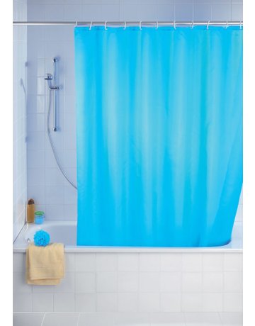 Bild Duschvorhang 180x200 light blue antis. - WENKO-0