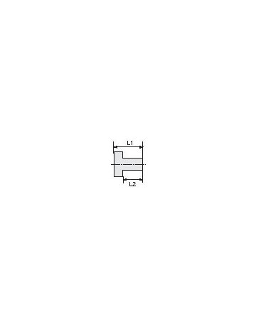 Bild Reduziernippel kurz, Messing, AG G1/2"", IG G1/8"", RIEGLER-1