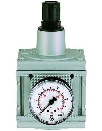 Bild Druckregler multifix mit Manometer BG5 0 ,5-10bar G1."" RIEGLER-0