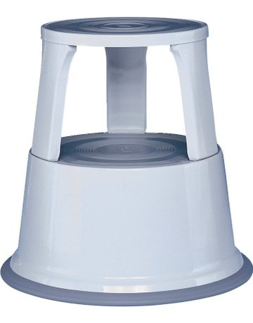 Bild Rollhocker Metall lichtgrau - WEDO-1