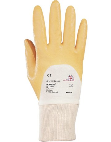Bild Handschuh Monsun 105, Gr. 7, curry Honey well - Honeywell-1