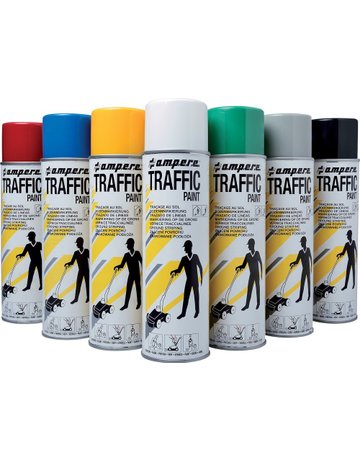 Bild Bodenmarkierspray Traffic Paint 500ml ge lb AMPERE TRAFFIC PAINT-0