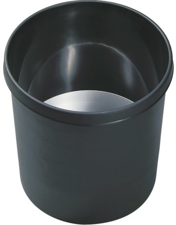 Bild Papierkorb 18 l schwarz schwer entflammb . helit-0