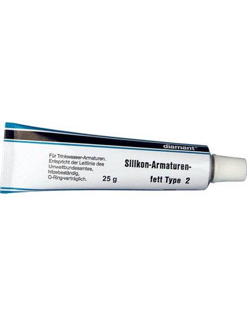 Bild Silikonfett Type2 diamant Trinkwasserarm . 25g Tube-0