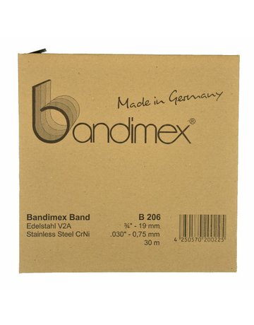 Bild Stahlband 5/8"" V2A-Edelstahl, Rolle a 3 0m Bandimex-0