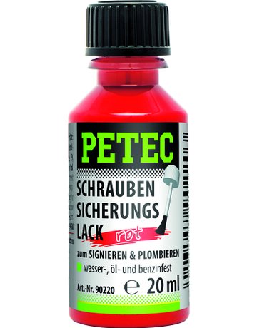 Bild Schraubensicherungslack rot, 20ml - PETEC-0