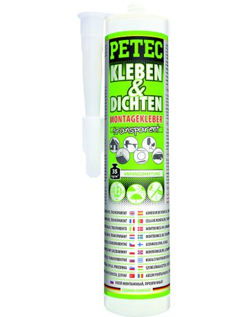 Bild Montagekleber Kleben & Dichten 290ml, tr ansparent - PETEC-0