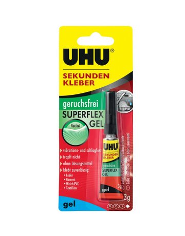 Bild UHU Sekundenkleber geruchsfrei FLEX-GEL 3g-1