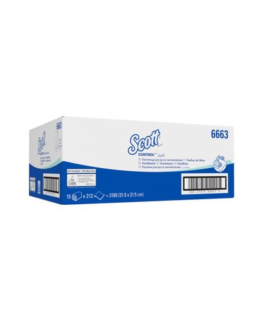 Bild SCOTT Performance Handtuch 1lag weiß Karton a 3180 Tü.-0