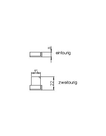 Bild W-Schließbl. 170x20x8 mit Einl.o. Befw.sil b. SSF-2