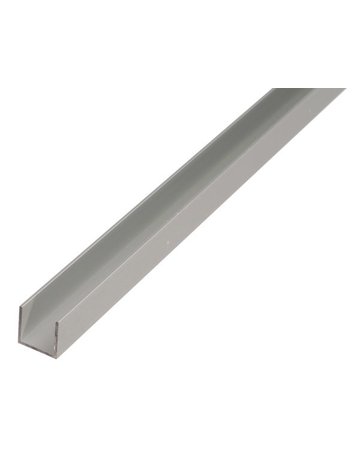Bild U-Profil ALU, Sicherheit eloxiert 10x12x10x1,5/1m GA H Alberts - GAH-0
