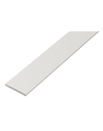 Bild Flachstange KST,weiß,25x2/2m - GAH-0