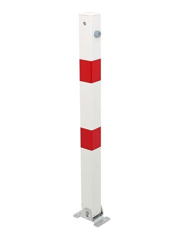 Bild Absperrpfosten KLAPPY 70x70 mm Dreik. Au fschr. GAH Alberts-0