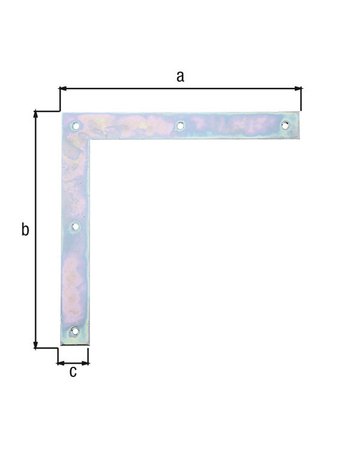 Bild Haustürwinkel 3322/K2/250x250 mm GAH Alb erts-1