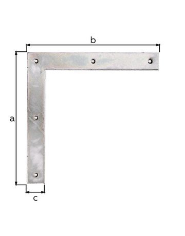 Bild Haustürwinkel 3322/K2/300x300 mm GAH Alb erts-1