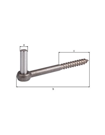 Bild Schraubhaken 3312/VA/13 mm GAH Alberts-1