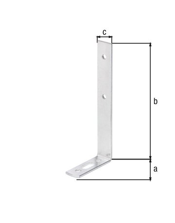 Bild Gardinenwinkel 120x55x17 mm GAH Alberts-1