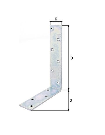 Bild Balkenwinkel 240x160x50mm/K2 GAH Alberts-1