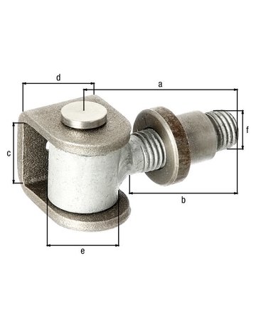 Bild Torband mit Einschweißmutte r M16 GAH Albe rts-1