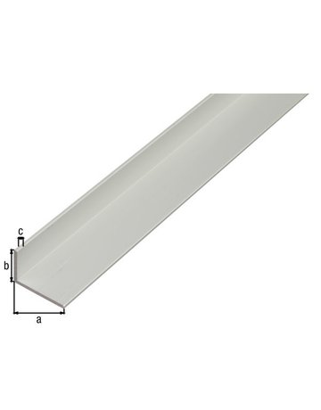 Bild ALU-WINKELPROFIL 20X10X1,5/ 1M silbern ELOX GAH Alberts-1