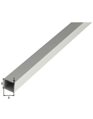 Bild Vierkantrohr ALU,si.elox.15x15x1/2m GAH Alberts-1