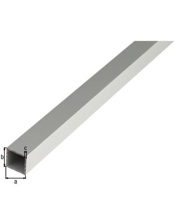 Bild Vierkantrohr ALU,si.elox.20x20x1,5/2m GA H Alberts - GAH-1