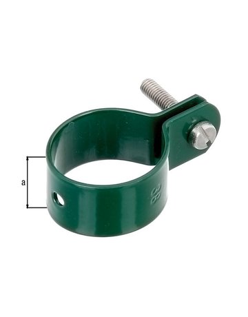Bild Strebenschellen verzinkt grün-besch. 38 mm GAH Alberts-1