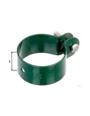 Bild Strebenschellen verzinkt grün-besch. 48 mm GAH Alberts-1