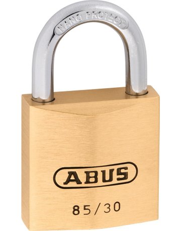 Bild Vorhangschl. Messing 85/30 gl.-0409 - ABUS-1
