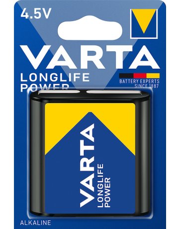 Bild Flachbatterie LONGLIFE Power 4,5 V 3LR 12 1er Blister - VARTA-3