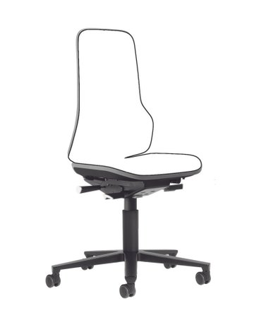 Bild Bimos Arbeitsstuhl ESD Neon 2, grau Sitzhöhe 450-620 mm mit Rollen, ohne Polster-1