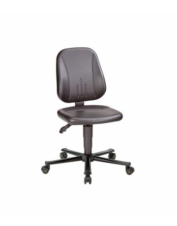 Bild Bimos Arbeitsstuhl ESD Unitec 2, schwarz Sitzhöhe 440-620 mm Kunstleder, mit Rol-0