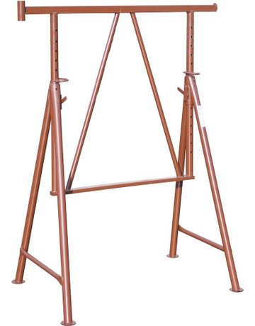 Bild Stahlr.-Gerüstbock lackiert B 1200mm, H 1,2 0 - 1,95 m müba-0
