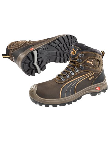 Bild Stiefel 630220, S3, HRO Gr. 48, braun Pu ma - PUMA-1