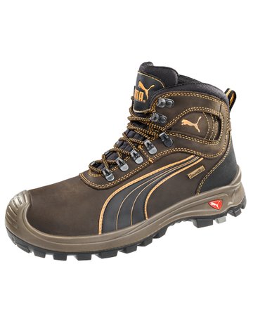 Bild Stiefel 630220, S3, HRO Gr. 48, braun Pu ma - PUMA-0